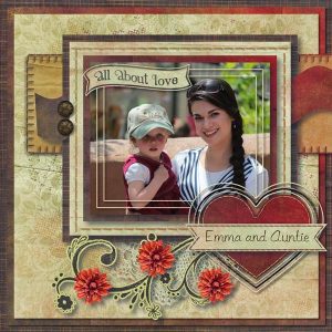 Home is Where My Heart Is - layout by Rebecca