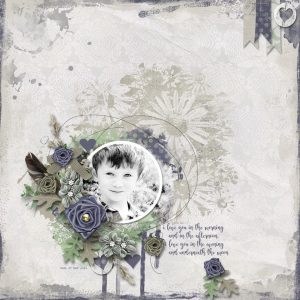 Old World Elegance - layout by Bryony (template: Sunny Day #3 by Heartstrings Scrap Art)