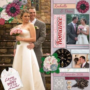 Romance Blooms - layout by Toni (template by Miss Fish Designs)