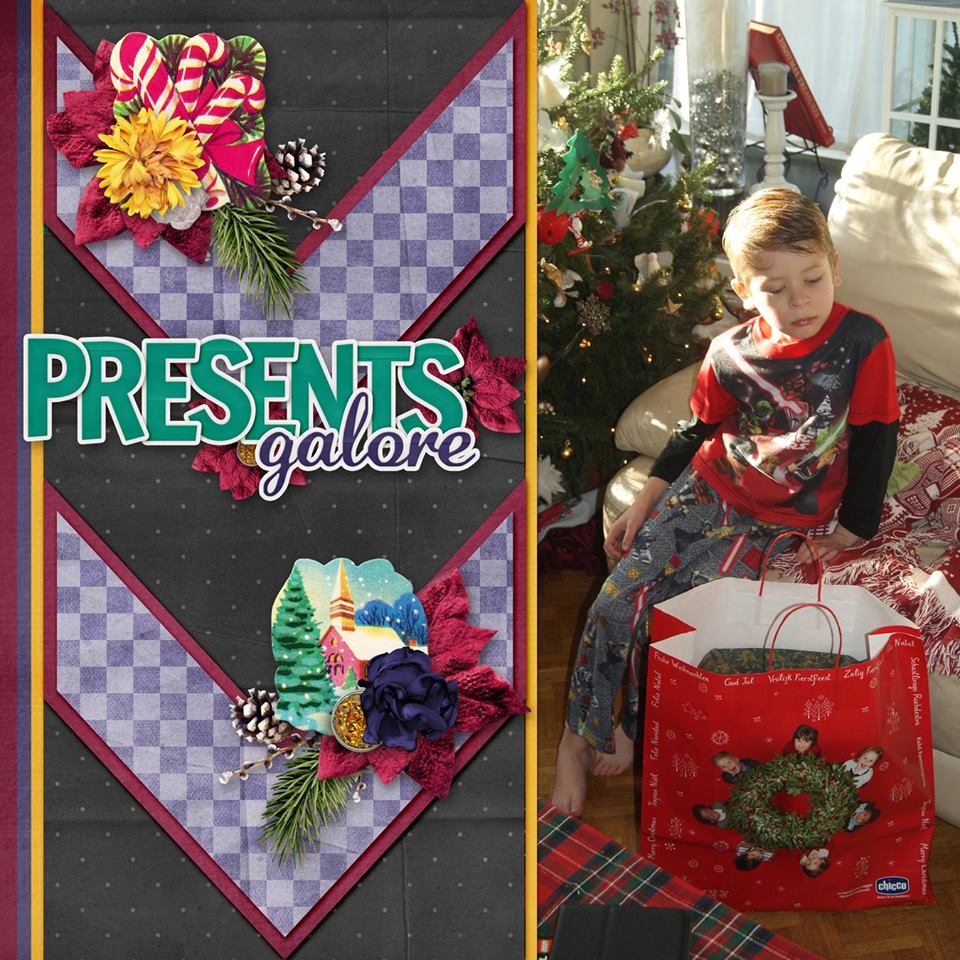 Layout by Lisa Marie (template by Throwing Some Scraps Around)