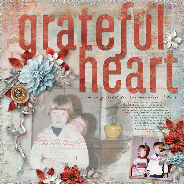 Grateful Heart
Keywords: aimee;aaron;1978