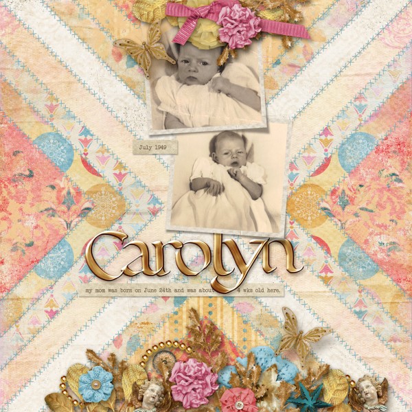 Carolyn
My adorable mom when she was 6 weeks old.
Keywords: mom;carolyn;heritage;1949