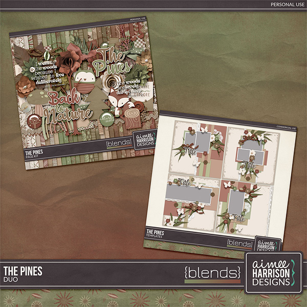 GingerScraps :: Kits :: Forest Fall Digital Scrapbook Kit